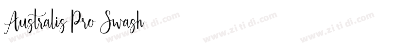 Australis Pro Swash字体转换